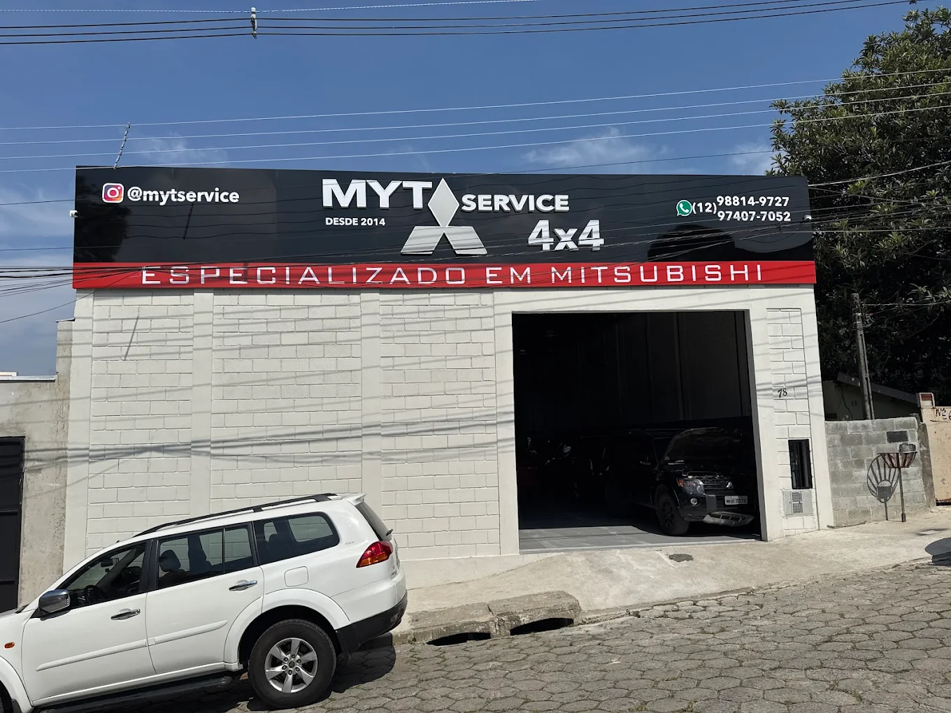 Fachada da oficina MYT Service